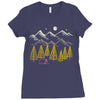 camp forest Ladies Fitted T-Shirt