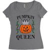 halloween pumpkin queen Women's Triblend Scoop T-shirt