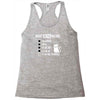 meow meaning Racerback Tank