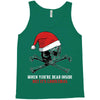 skull christmas Tank Top