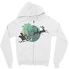 tropical santa Zipper Hoodie