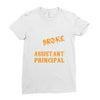 assistant principal Ladies Fitted T-Shirt