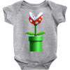 nintendo mario brothers piranha plant Baby Onesie