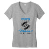 Pops is my Name Fishing Is My Game Women's V-Neck T-Shirt