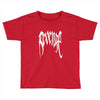 XXXTENTACION Revenge Kill white logo Toddler T-shirt