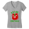 dread at the controls Women's V-Neck T-Shirt