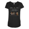 the holy grail is in another castle Maternity Scoop Neck T-shirt