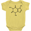 Caffeine Molecule Baby Bodysuit
