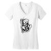 fish boat sea fishing Women's V-Neck T-Shirt