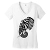 elephant ornate Women's V-Neck T-Shirt
