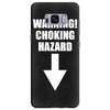 warning choking hazard printed Samsung Galaxy S8 Plus