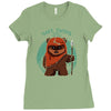 save ewoks Ladies Fitted T-Shirt