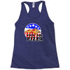 vote for pizza Racerback Tank