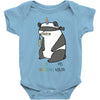 %5 unicorn %95 ninja Baby Bodysuit