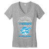 I Don't Need Therapy Just to Go Scuba Diving Women's V-Neck T-Shirt