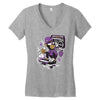 music characters Women's V-Neck T-Shirt