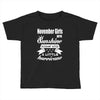 Noveber Girls Are Sunshine Mixed With A Little Hurricane Toddler T-shirt