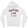 harvard law just kidding   funny Zipper Hoodie