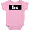 alone anymore Baby Bodysuit