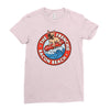 bacon beach Ladies Fitted T-Shirt