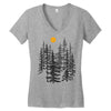 deers Women's V-Neck T-Shirt