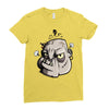 angry ogre. Ladies Fitted T-Shirt