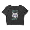 CHECK MEOWT CAT Crop Top