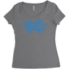 bargain paradise garage sign Women's Triblend Scoop T-shirt