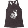 trophy wife deer Racerback Tank