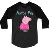 peppa pig auntie pig 3/4 Sleeve Shirt