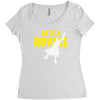ride the rocket battle gaming Women's Triblend Scoop T-shirt