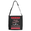 merry christmas ugly christmas sweater Adjustable Strap Totes