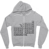 questionable table of elements Zipper Hoodie