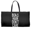 boat hair don't care Weekender Totes