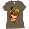 keep calm and play music Ladies Fitted T-Shirt