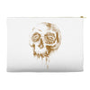 skull water color Accessory Pouches