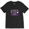 I Love Someone with Gynecologic Cancer to The Moon and Back V-Neck Tee