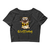 gryffindog pug Crop Top