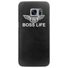 boss life hip hop music rick ross maybach cool dope mens tshirt black Samsung Galaxy S7 Edge
