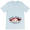 March Peeking Out Asian Baby Girl T-Shirt