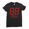 back to the future movie inspired tshirt Ladies Fitted T-Shirt