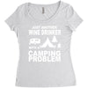 camping (2) Women's Triblend Scoop T-shirt