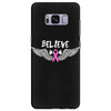 angel wing believe breast cancer Samsung Galaxy S8 Plus