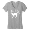 i am a cat lover Women's V-Neck T-Shirt