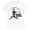 touch down Ladies Fitted T-Shirt