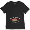 October Peeking Out Baby Boy V-Neck Tee