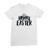 hoppy easter Ladies Fitted T-Shirt