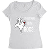 im here for the boos Women's Triblend Scoop T-shirt