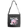 the time is now Adjustable Strap Totes