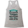 i don't have stepdaughter funny gift for stepdad Racerback Tank